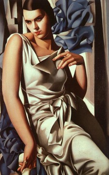Tamara de Lempicka œuvres - portrait de madame m 1930 contemporain Tamara de Lempicka